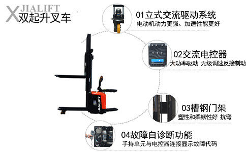 沈陽堆高電動叉車-沈陽興隆瑞